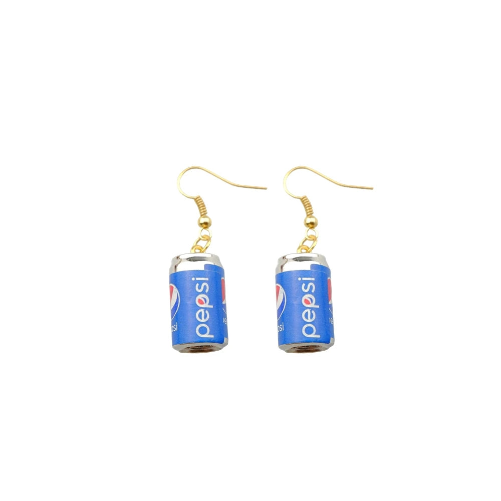 Cute Children Drink Drop Earrings Handmade Jewelry