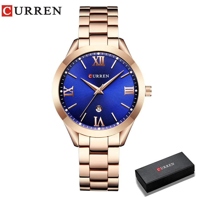 Gold Women Bracelet Watches Creative Stainless steel