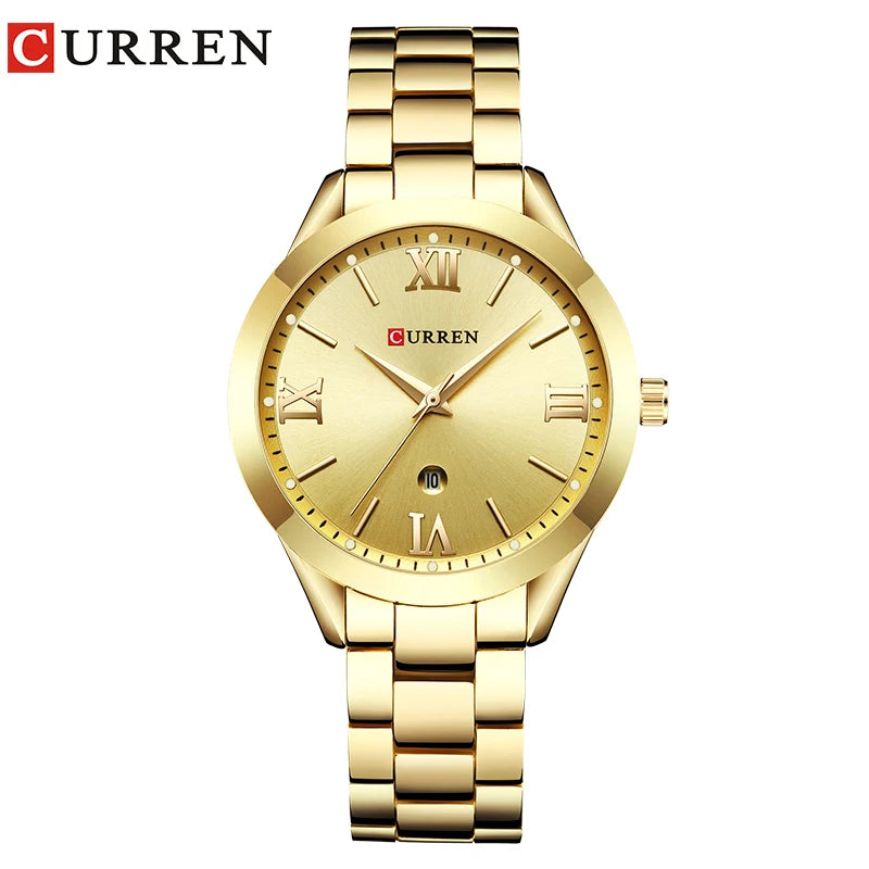 Gold Women Bracelet Watches Creative Stainless steel