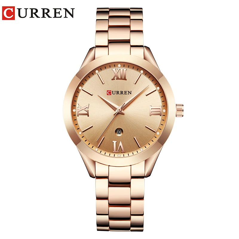 Gold Women Bracelet Watches Creative Stainless steel