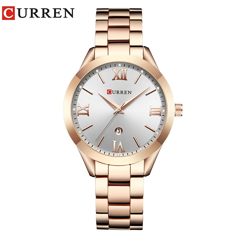 Gold Women Bracelet Watches Creative Stainless steel