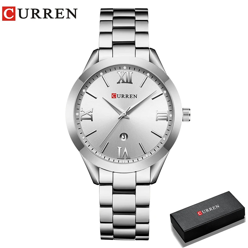 Gold Women Bracelet Watches Creative Stainless steel
