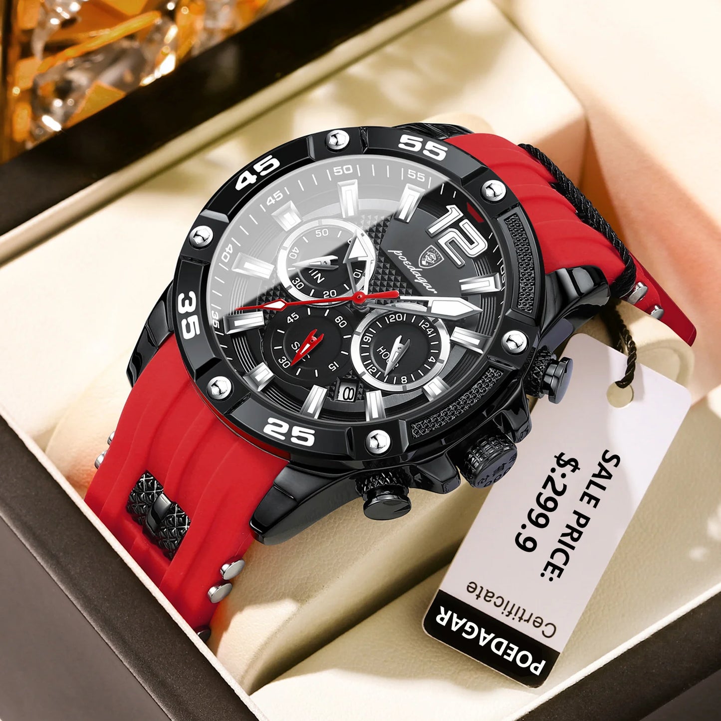 Luxury Waterproof Wristwatch Military Quartz