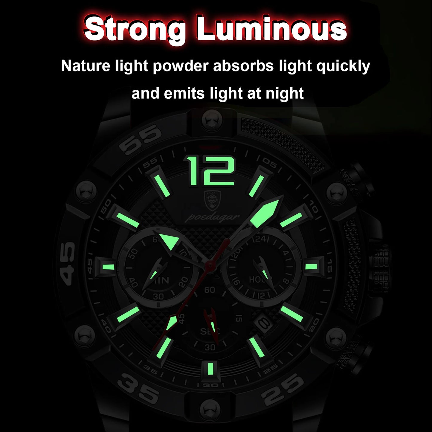 Luxury Waterproof Wristwatch Military Quartz