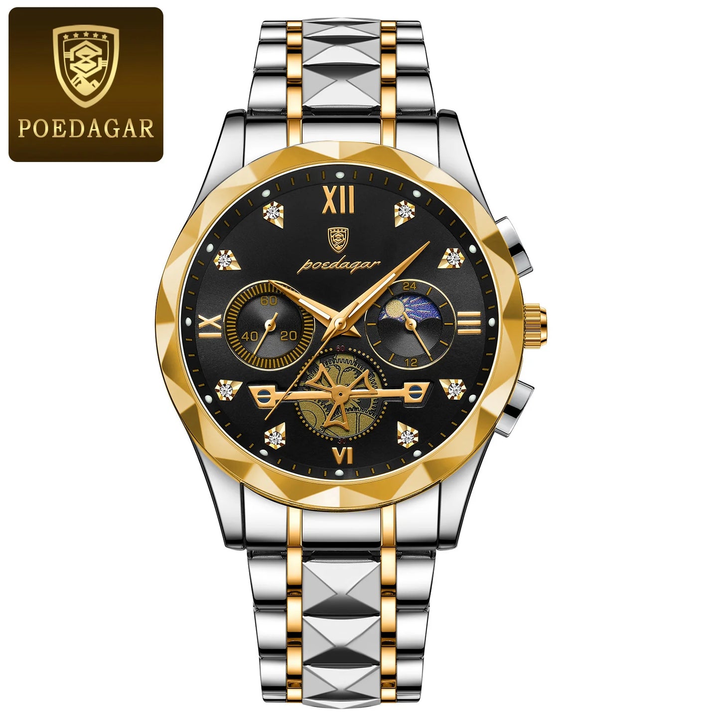 Leather Quartz Waterproof Men's Watches