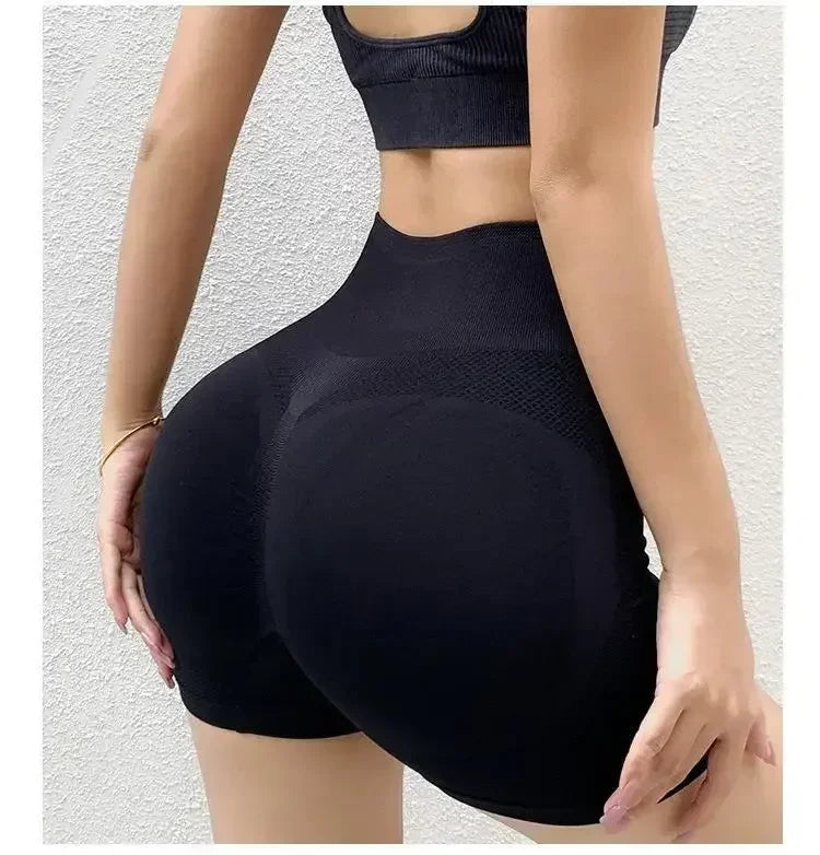 Yoga Gym Shorts Set with a Sport Bras