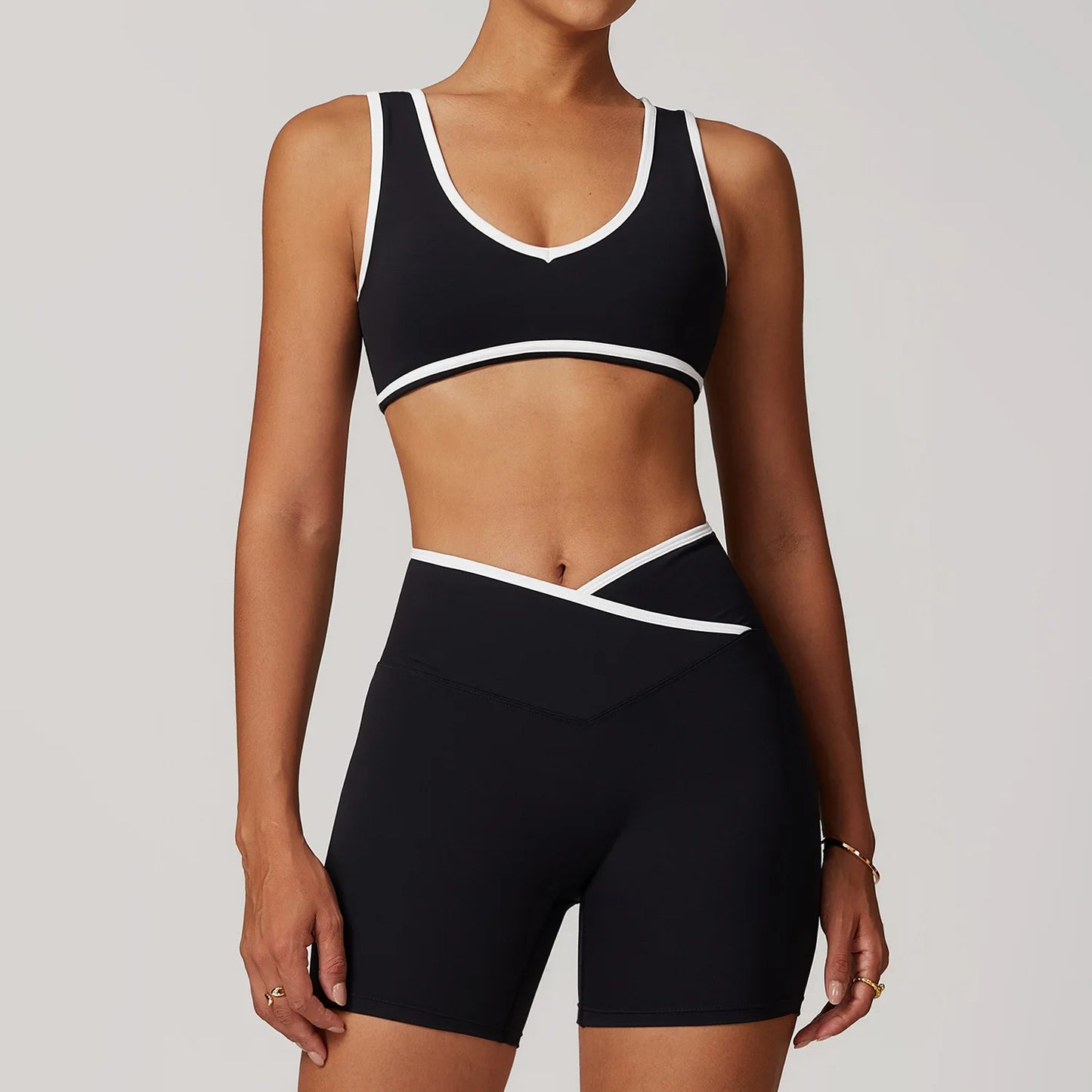 Yoga Set Women Tracksuit Nude Feeling Workout Sets