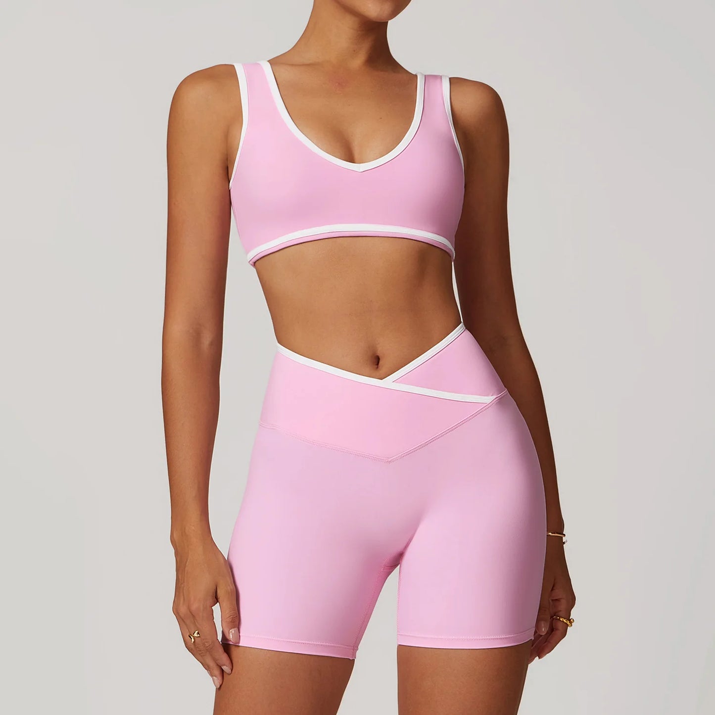 Yoga Set Women Tracksuit Nude Feeling Workout Sets