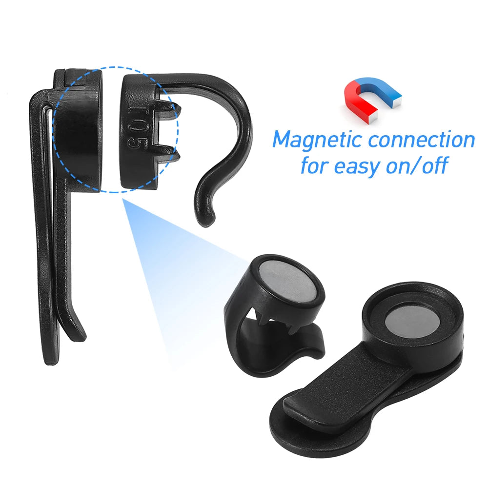 Universal Magnetic Tube Clip Water Bladder Hose Clip Removable Hydration Pack Clamp Magnetic Hose Holder