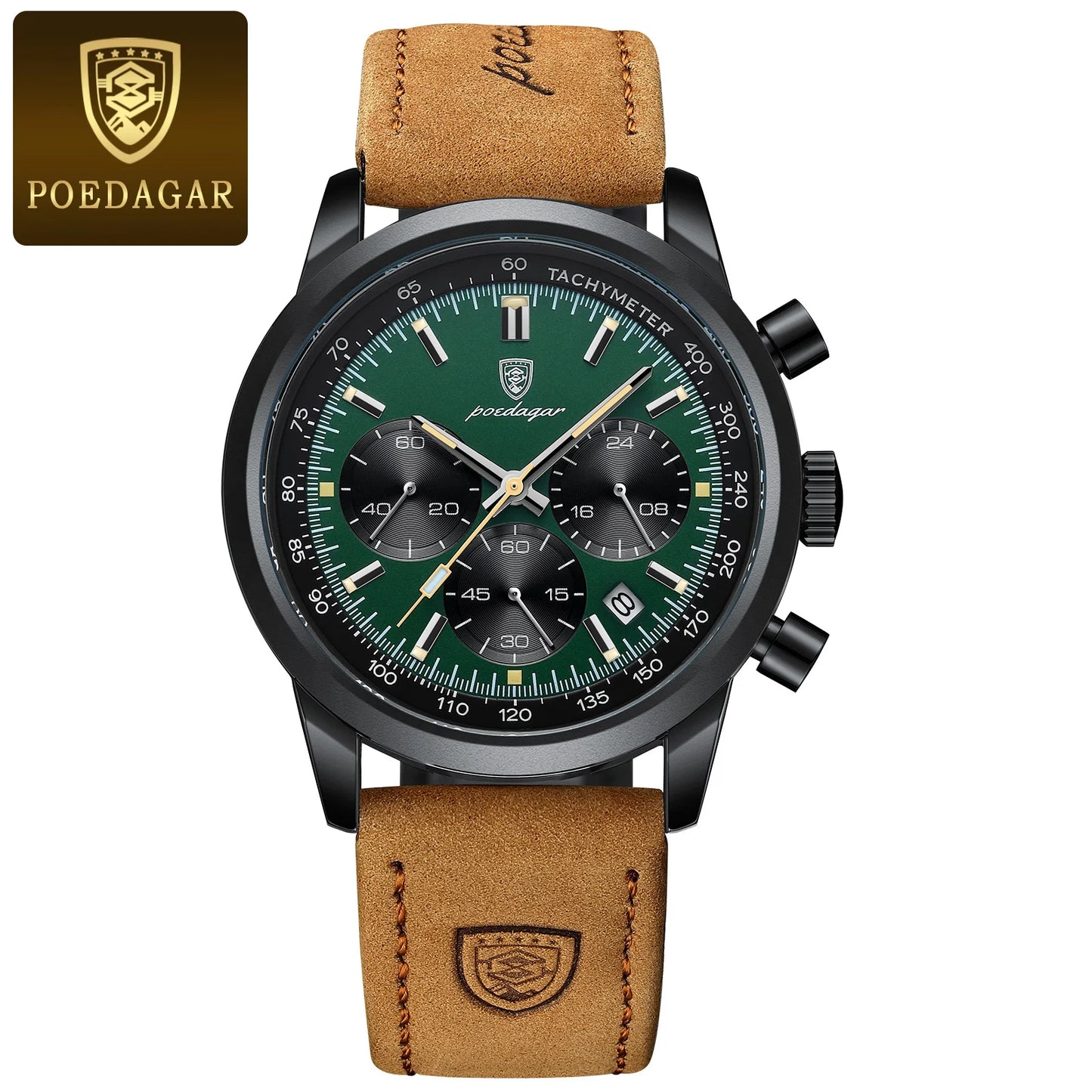 Waterproof Leather Sport wristwatch