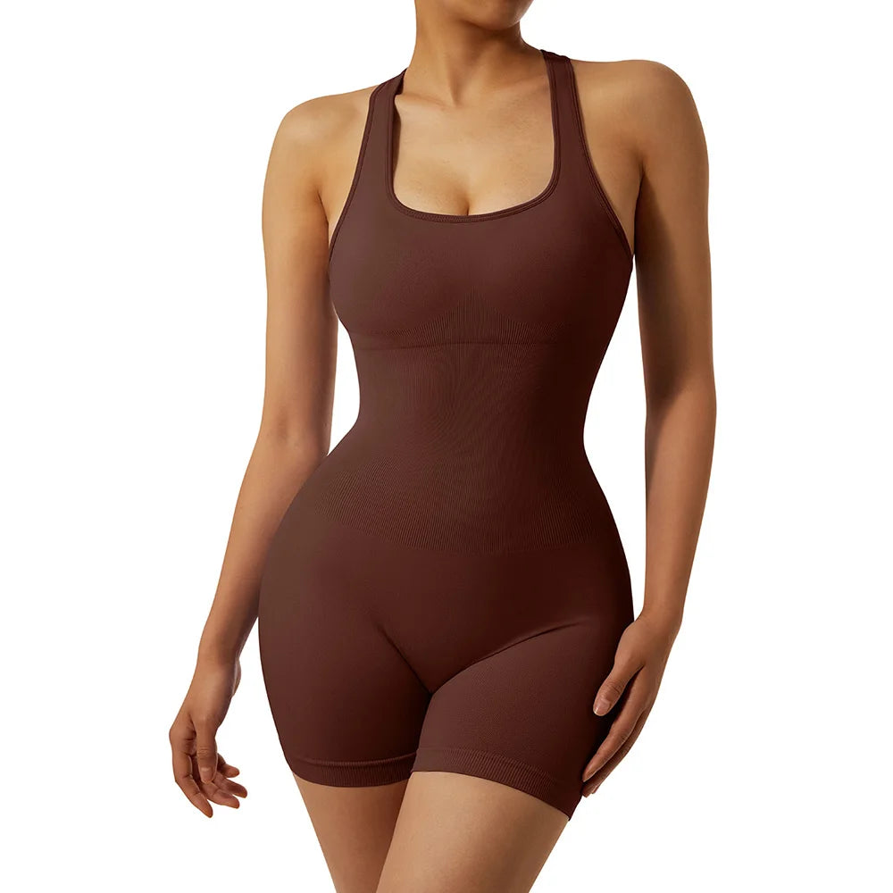 Sleeveless Sport Romper Bodysuits
