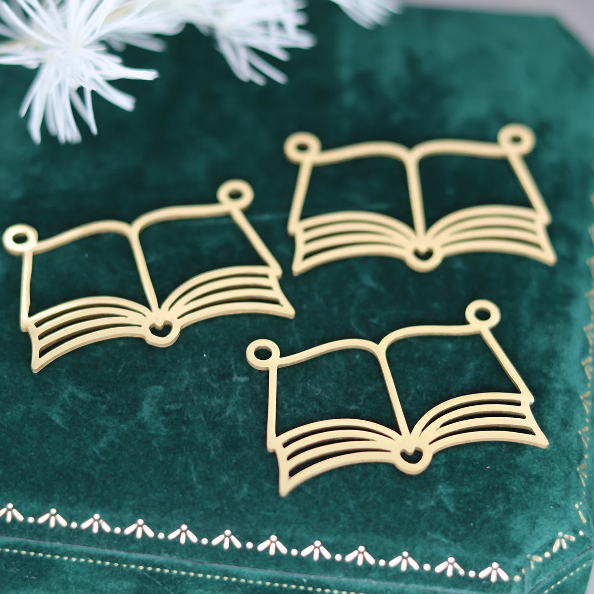 Reading Lover Books Charms Bookworm Student Pendants