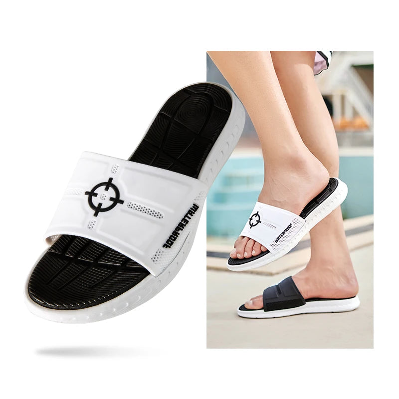 RIGORER Sports Slippers For Men And Women Breathable Basketball Training Swimming Wear-resistant Non-slip Indoor Outdoor Sneaker