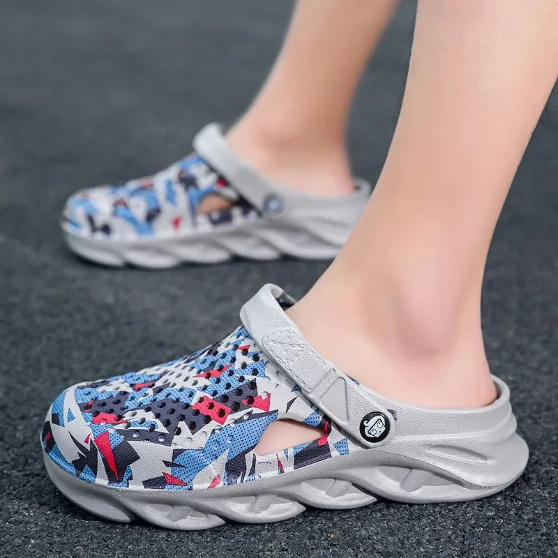 Unisex Summer Outdoor Sandals Men Fashion Platform Slippers Women Beach Eva Sole Slide Sandal Clogs
