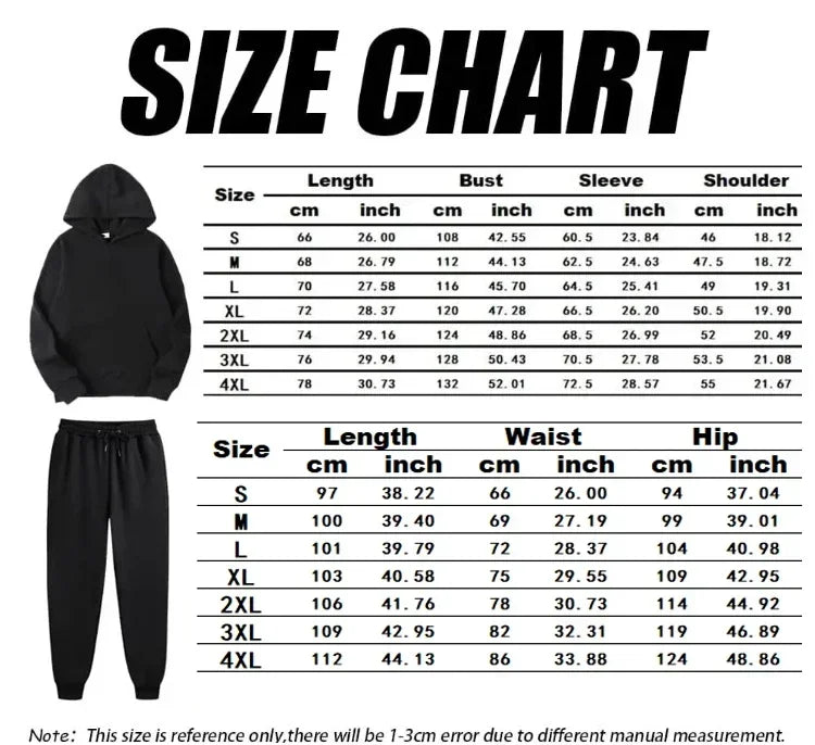 2Pcs Sports Hoodie Sets Autumn Winter Casual Sweatshirt +Pants 11 Colors Men Women Hooded Pullover Tracksuits Fashion Sportswear