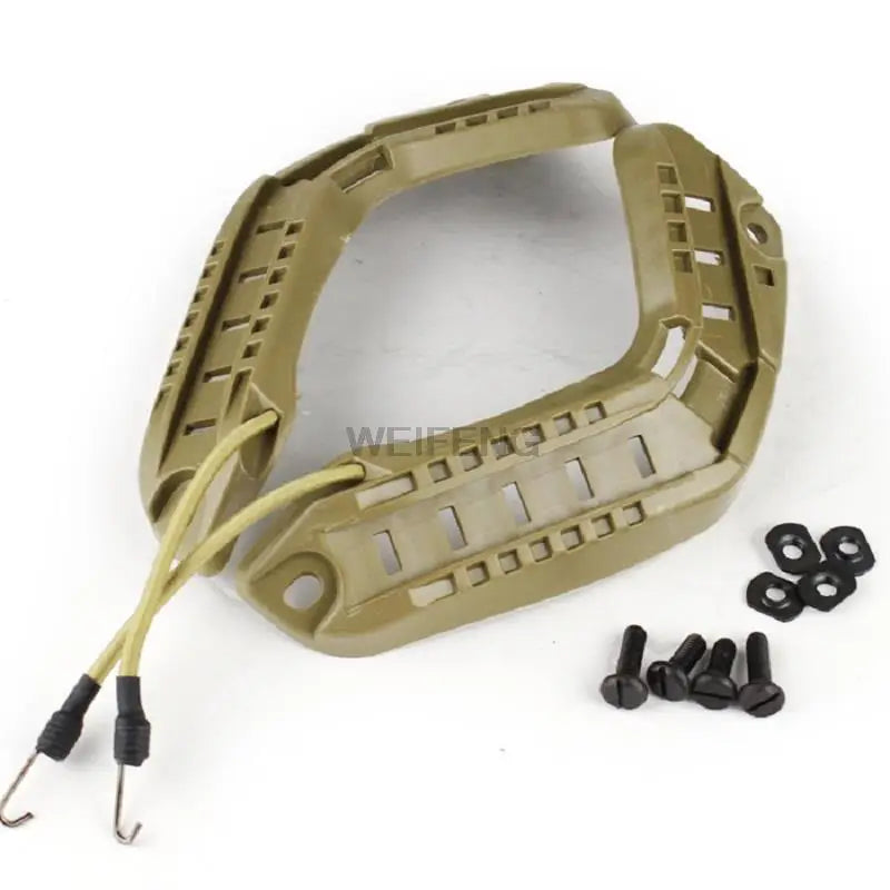 Tactical Helmet Guide Rail Goggle Swivel Clips Set Military Fast Helmet Adapter NVG Rotating Clamp Device Adapter Gear