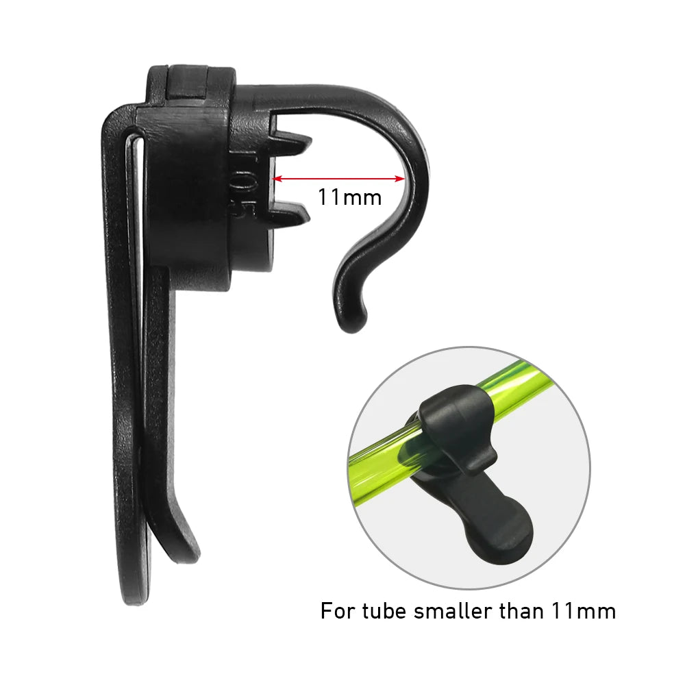 Universal Magnetic Tube Clip Water Bladder Hose Clip Removable Hydration Pack Clamp Magnetic Hose Holder