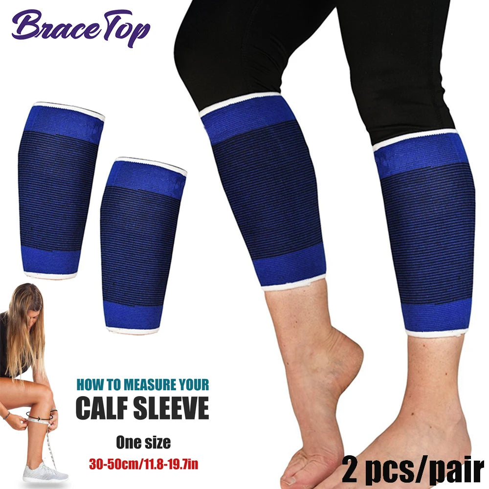 BraceTop 1 Pair Professional Elastic Knitted Ankle Support Band Ankle Brace for Ankle Sprain Sports Protects Shoes Ankle Therapy
