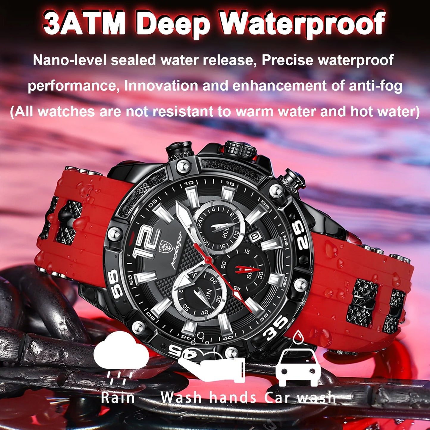 Luxury Waterproof Wristwatch Military Quartz