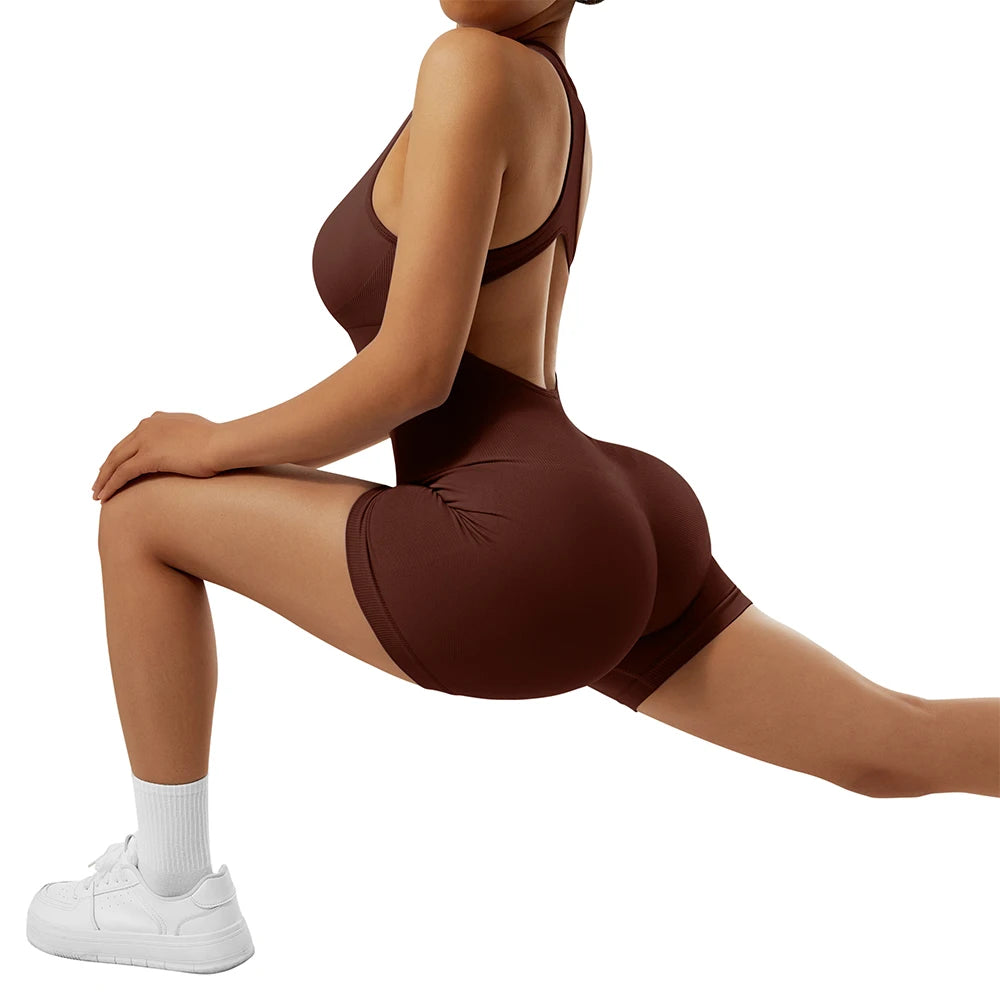 Sleeveless Sport Romper Bodysuits