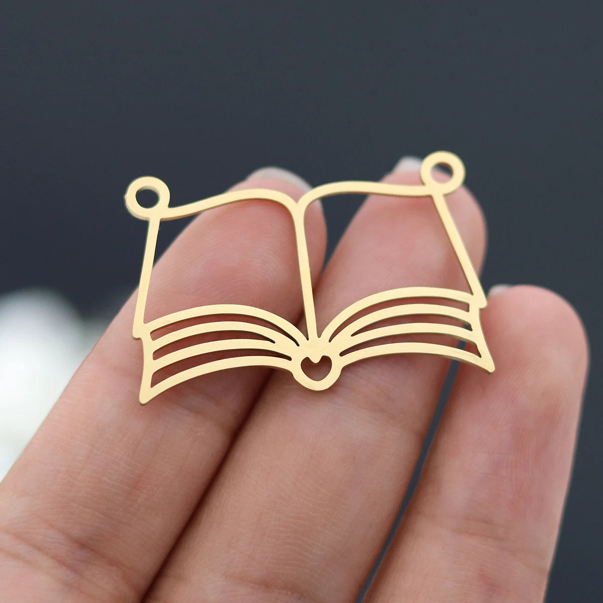 Reading Lover Books Charms Bookworm Student Pendants
