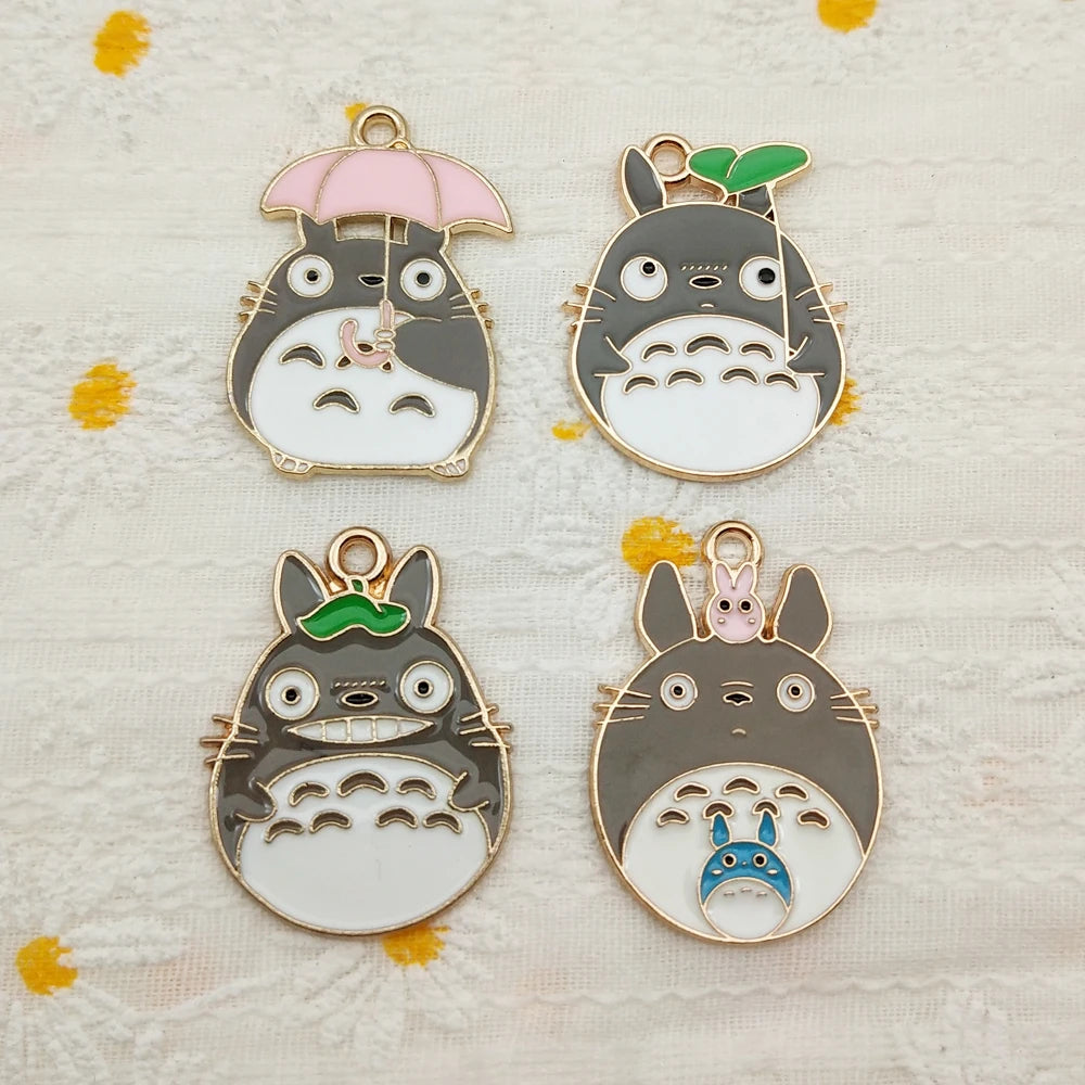 Jewelry Making Enamel Pendant Gold Plated