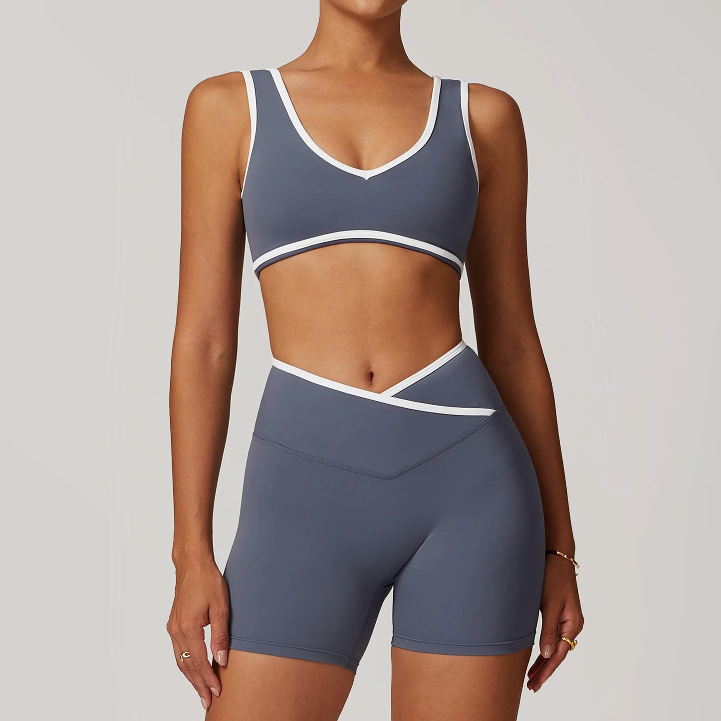 Yoga Set Women Tracksuit Nude Feeling Workout Sets