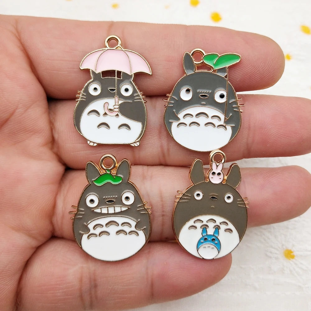 Jewelry Making Enamel Pendant Gold Plated