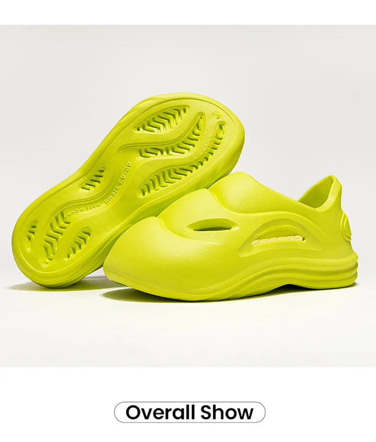 Summer Men EVA Slippers Comfortable Platform Sandals Outdoor Beach Slippers Flip Flops Male Indoor Home Slides Bathroom Shoes