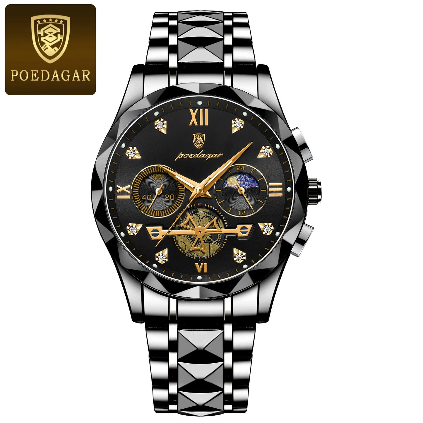Leather Quartz Waterproof Men's Watches
