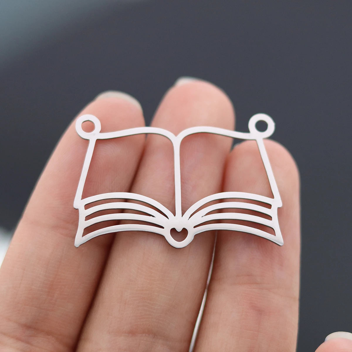 Reading Lover Books Charms Bookworm Student Pendants