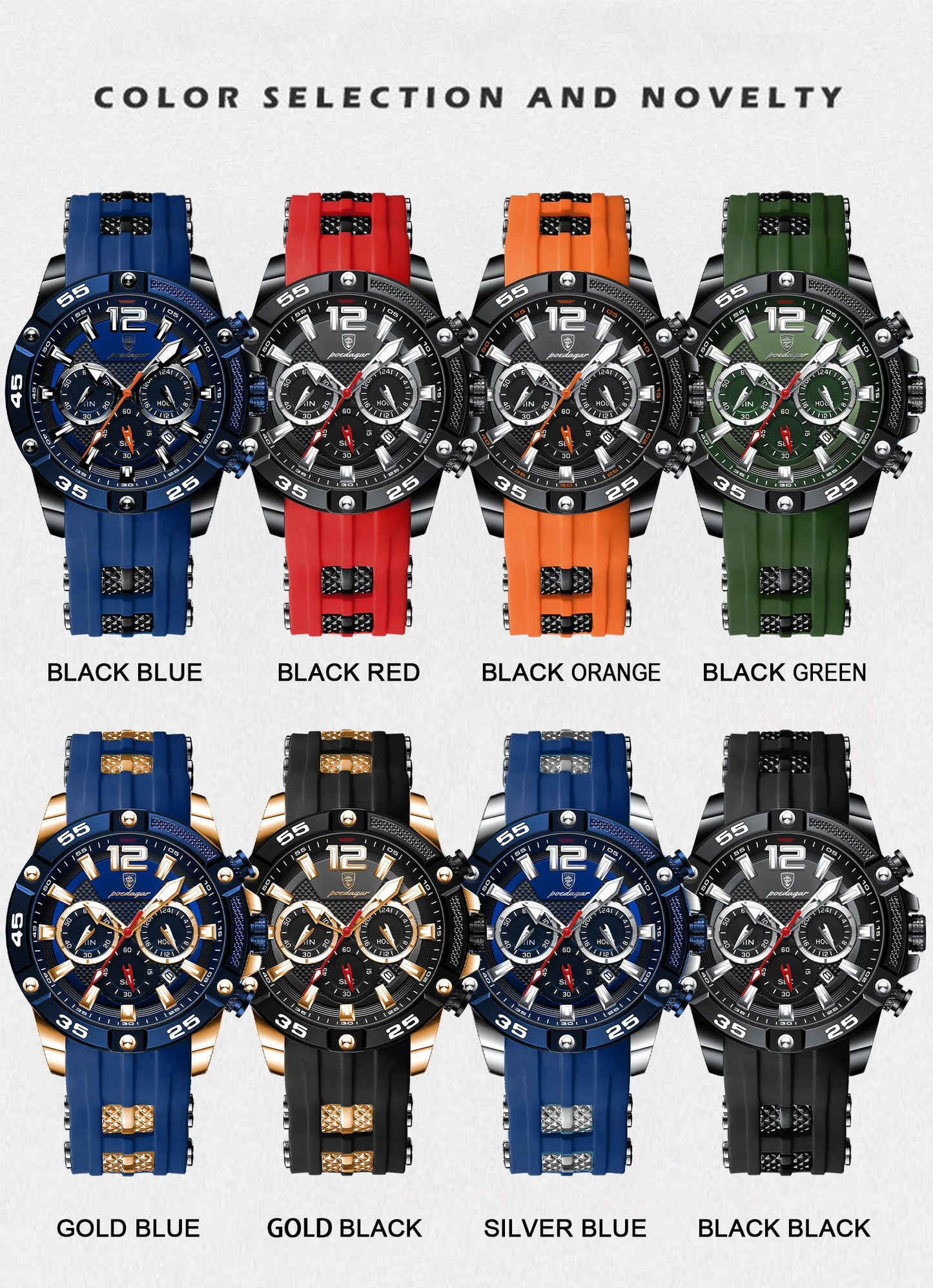 Luxury Waterproof Wristwatch Military Quartz