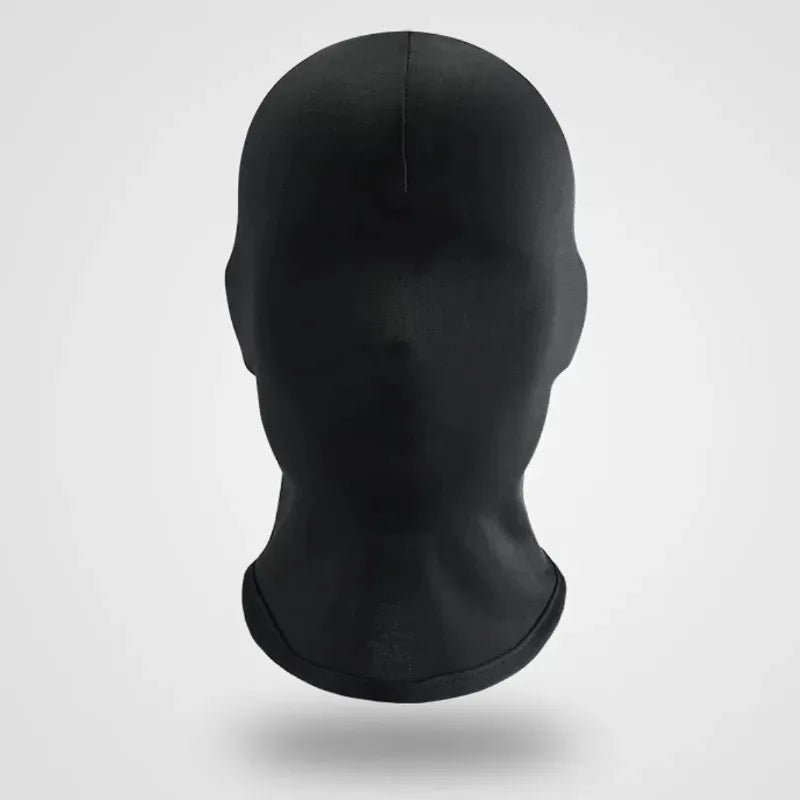 Black Full Face No Hole Cover Hat Women Men Cs Balaclava Cap Sun Uv Protection Bike Motorcycle Multi-Hole Ski Mask