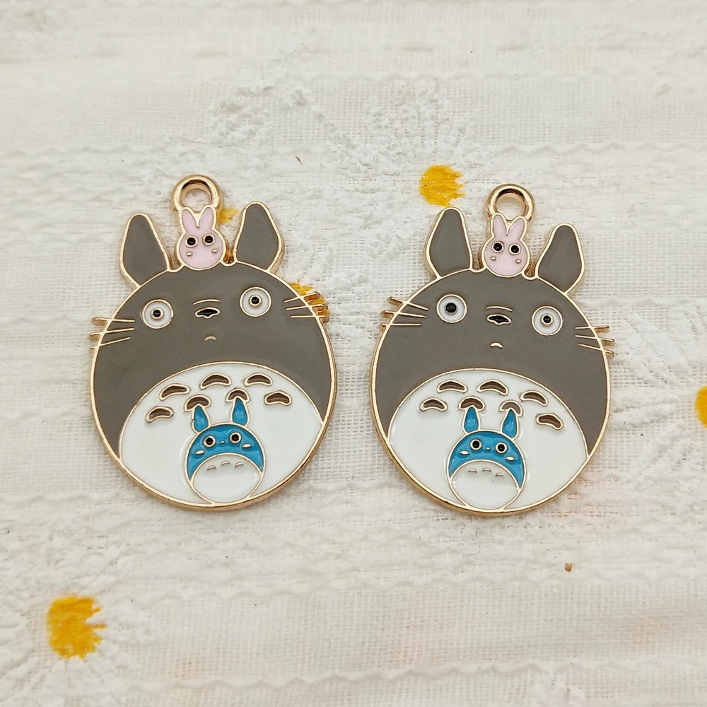 Jewelry Making Enamel Pendant Gold Plated