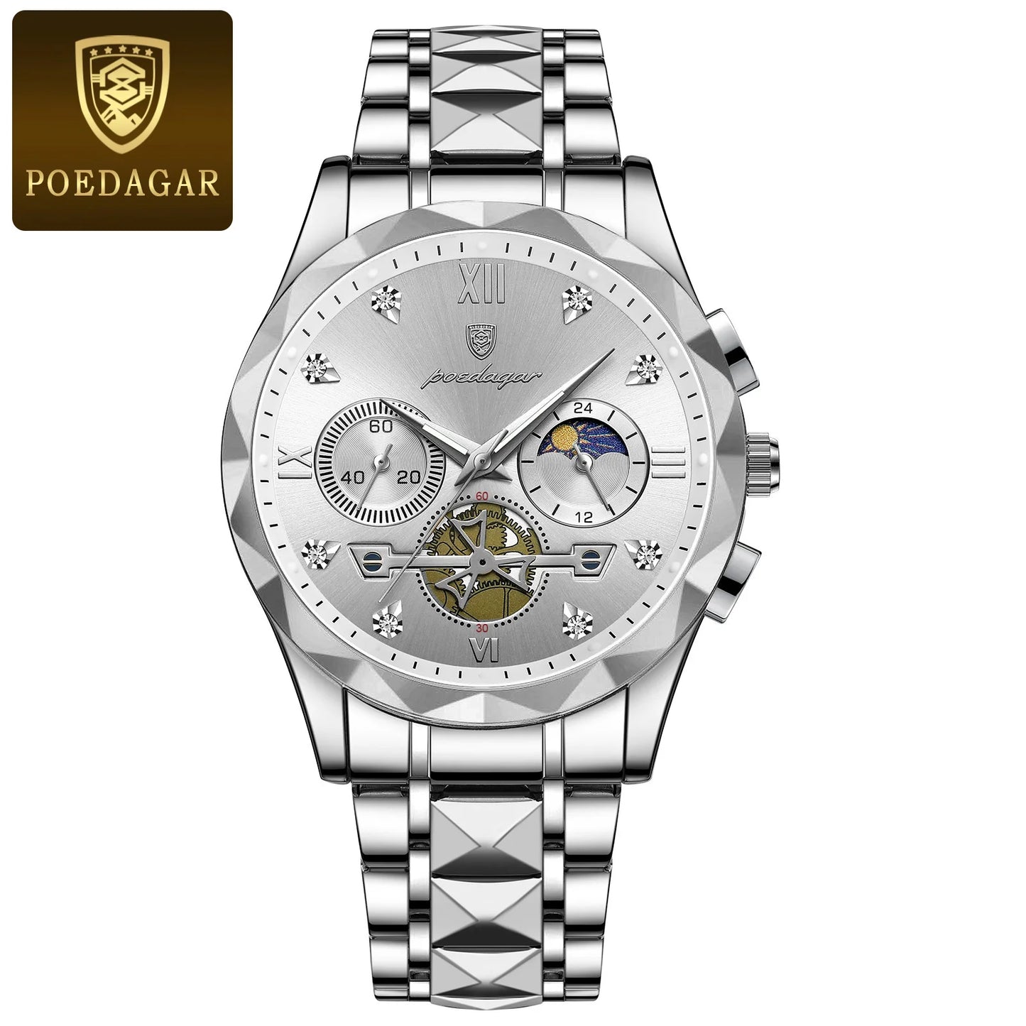 Leather Quartz Waterproof Men's Watches