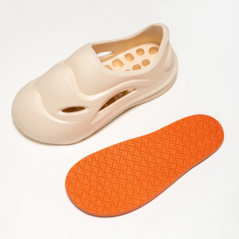 Summer Men EVA Slippers Comfortable Platform Sandals Outdoor Beach Slippers Flip Flops Male Indoor Home Slides Bathroom Shoes