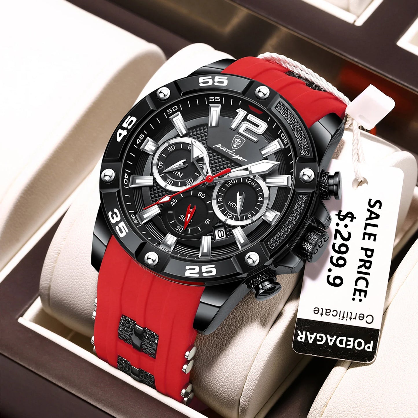 Luxury Waterproof Wristwatch Military Quartz