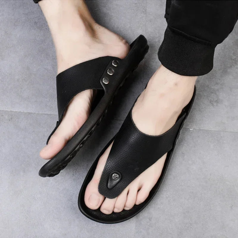 MAEDEF Fashion New 2024 Man Shoes High Quality Anti-slip Beach Sandal Summer Lightweight Breathable Soft Comfortable Casual Shoe