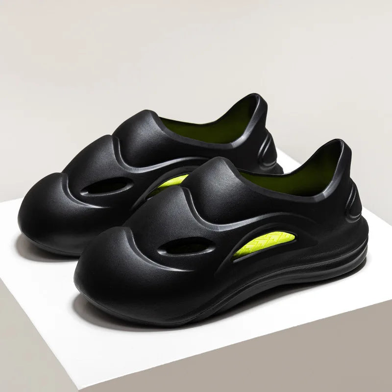 Summer Men EVA Slippers Comfortable Platform Sandals Outdoor Beach Slippers Flip Flops Male Indoor Home Slides Bathroom Shoes
