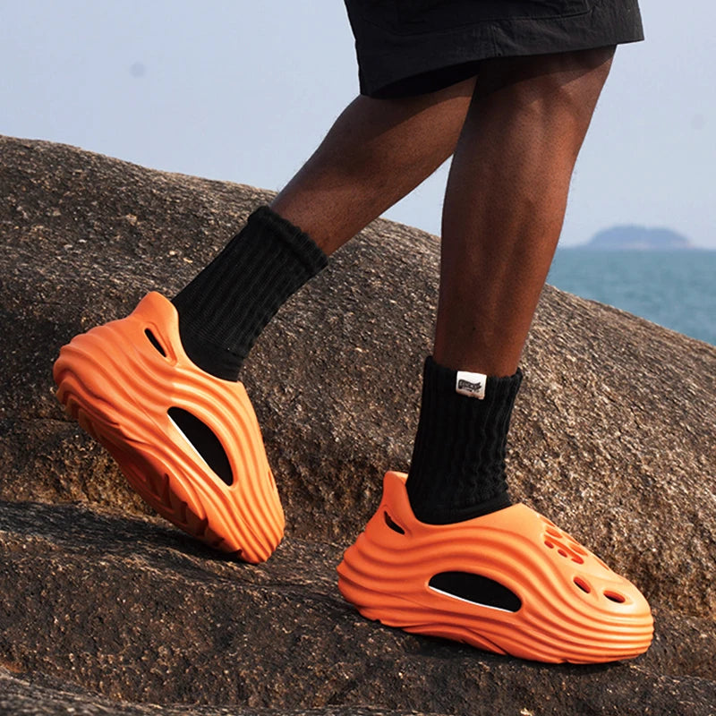 Men Sandals Summer Leisure Beach Holiday Sandals Men Shoes 2024 New Outdoor Sneakers Male Retro Comfortable Casual Sandals Men